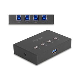   Delock USB 5 Gbps kapcsoló 4 személyi számítógép - 1 eszköz (DL-11509)