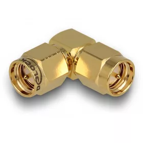 Delock Adapter SMA-dugó apa SMA-dugó 90 (DL-12020)