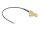 Delock Antenna kábel SMA 90 PCB anya válaszfali csatlakozóval apa I-PEX Inc., MHF 4L-dugó 1.13 15 cm menethossz 15 mm
