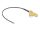 Delock Antenna kábel RP-SMA 90  PCB anya válaszfali csatlakozóval apa I-PEX Inc., MHF  4L-dugó 1.13 15 cm menethossz 15 mm