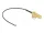 Delock Antenna kábel SMA 90  PCB anya válaszfali csatlakozóval apa I-PEX Inc., MHF  I-dugó 1.13 15 cm menethossz 15 mm (DL-12034)
