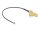 Delock Antenna kábel RP-SMA 90  PCB anya válaszfali csatlakozóval apa I-PEX Inc., MHF  I-dugó 1.13 15 cm menethossz 15 mm