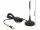DELOCK DAB+ antenna F dugó 21 dBi aktív mindenirányú mágneses talpú fix - fekete (DL-12413)