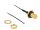 Delock RP-SMA Jack Bulkhead antenna kábel > MHF IV / HSC MXHP32 kompatibilis dugó 200 mm