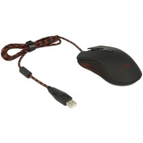 Delock 4 gombos optikai, USB gamer egér (DL-12531)