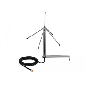   Delock 433 MHz Antenna SMA-dugó 3 dBi mindenirányban rögzítheto, csatlakozó kábellel (RG-58, 3 m), f (DL-12565)
