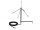 Delock 433 MHz Antenna SMA-dugó 3 dBi mindenirányban rögzítheto, csatlakozó kábellel (RG-58, 3 m), f