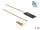 Delock WLAN 802.11 ac/ax/a/h/b/g/n Antenna, MHF  I csatlakozódugó, 0,5 - 1,2 dBi, RG-178 1 m-es NYÁK