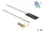 Delock WLAN 802.11 ac/ax/a/h/b/g/n Antenna, MHF  I csatlakozódugó, 0,5 - 1,2 dBi, RG-178 1 m-es NYÁK (DL-12609)