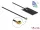 Delock WLAN 802.11 ac/ax/a/h/b/g/n Antenna, MHF  I csatlakozódugó, 2,7 - 3,0 dBi, 1.13 15 cm-es NYÁK (DL-12611)