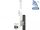 Delock WLAN kettős sávú 802.11 ac/ax/a/b/g/n Antenna N hüvely 6,2 - 8,0 dBi 39,5 cm átmérőjű, rögzít