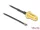 Delock Antenna kábel RP-SMA anya válaszfali csatlakozóval apa MHF  4L LK-dugó 1.37 10 cm menethossz (DL-12654)