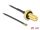 Delock Antenna kábel RP-SMA anya válaszfali csatlakozóval apa MHF  4L LK-dugó 1.37 20 cm menethossz