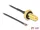 Delock Antenna kábel RP-SMA anya válaszfali csatlakozóval apa MHF  4L LK-dugó 1.37 20 cm menethossz (DL-12657)