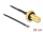 Delock Antenna kábel RP-SMA anya válaszfali csatlakozóval apa MHF  4L LK-dugó 1.37 35 cm menethossz (DL-12659)
