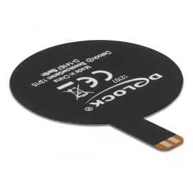   Delock NFC 13,56 MHz-es antenna SMT FPC kerek belső fekete öntapadós (DL-12707)
