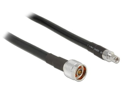 Delock Antennakábel N-dugó > RP-SMA-dugó CFD400 LLC400, 2 m, alacsony veszteség