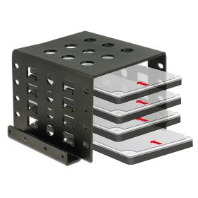 Delock Beépíto keret 4 x 2.5  - 3.5 , fekete (DL-18271)