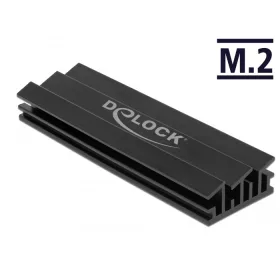 Delock Hűtőborda 70 mm-es, M.2 modulhoz, fekete (DL-18283)