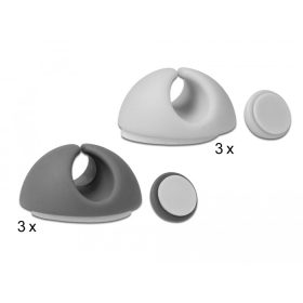 Delock Kábel tartó készlet, 6 darabos (DL-18291)