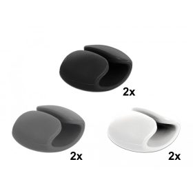   Delock Kábeltartó (csipeszek) 6 darabos szettben (DL-18302)