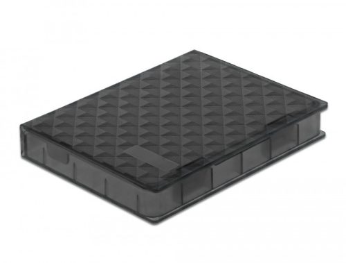 Delock 2.5  HDD / SSD átlátszó védő szürke