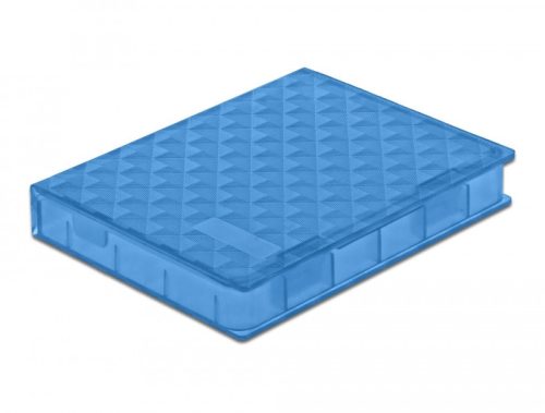 Delock 2.5  HDD / SSD átlátszó védő kék