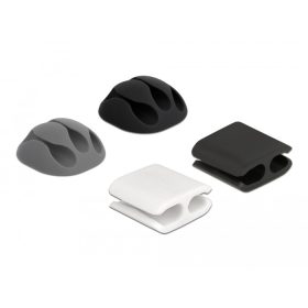   Delock Kábeltartó és kábelcsiptető készlet 4 db. (DL-18394)