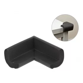   Delock Öntapadós habszivacs sarokvédő, 70 x 67 x 35 mm méretű, fekete (DL-18398)