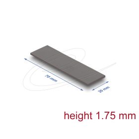   Delock Hővezető párna 70 x 20 x 1,75 mm M.2 modulokhoz 3,2 W/mK   alacsony olaj szivárgás