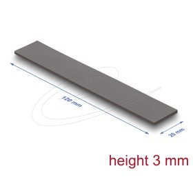   Delock Hővezető párna 120 x 20 x 3 mm M.2 modulokhoz 3,2 W/mK   alacsony olaj szivárgás