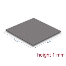   Delock Hővezető párna 100 x 100 x 1 mm M.2 modulokhoz 3,2 W/mK   alacsony olaj szivárgás