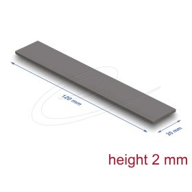   Delock Hővezető párna 120 x 20 x 2 mm M.2 modulokhoz 3,0 W/mK