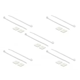   Delock Kábelkötegelő talp 20 x 20 mm, kábelkötegelővel, melynek hossza 200 mm x szélessége 2,5 mm fe (DL-18832)