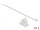 Delock Fehér, 37 x 18 mm-es kábelfogó H 300 x Sz 4,8 mm - kábellel