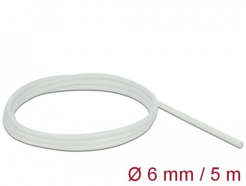 Delock Üvegszálas borítás 5 m x 6 mm fehér
