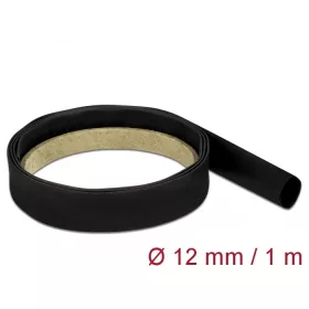 Delock Fekete zsugorcső 1 m x 12 mm (DL-18975)