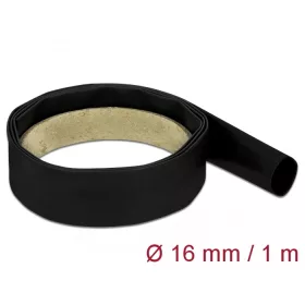 Delock Fekete zsugorcső 1 m x 16 mm (DL-18976)