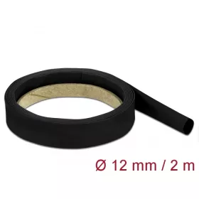 Delock Fekete zsugorcső 2 m x 12 mm (DL-18982)