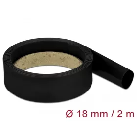 Delock Fekete zsugorcső 2 m x 18 mm (DL-18984)