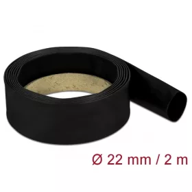 Delock Fekete zsugorcső 2 m x 22 mm (DL-18986)