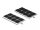 Delock Tépőzáras kocka darabok, öntapadós 64 db.-os fekete (DL-19096)