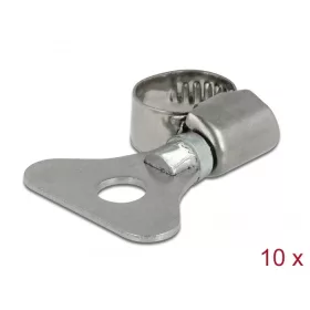   Delock Pillangó tömlő bilincs 8 - 12 mm 10 db. fém (DL-19570)