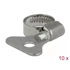   Delock Pillangó tömlő bilincs 13 - 19 mm 10 db. fém (DL-19572)