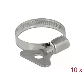   Delock Pillangó tömlő bilincs 25 - 40 mm 10 db. fém (DL-19579)