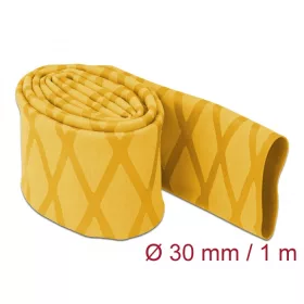   Delock Zsugorcső X-mintás nem csúszós 1 m x 30 mm sárga (DL-19599)