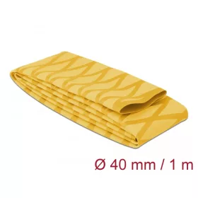  Delock Zsugorcső X-mintás nem csúszós 1 m x 40 mm sárga (DL-19605)