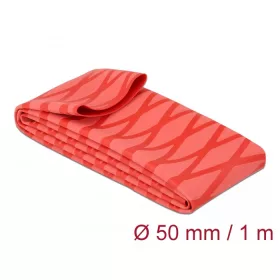   Delock Zsugorcső X-mintás nem csúszós 1 m x 50 mm piros (DL-19609)