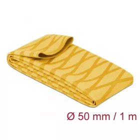   Delock Zsugorcső X-mintás nem csúszós 1 m x 50 mm sárga (DL-19610)