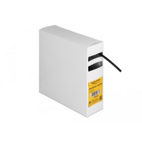   Delock Hűtő kiegészítő doboz öntapadó, 3:1 arányú összehúzódó belsővel, 5 m x 3,2 mm fekete (DL-19963)